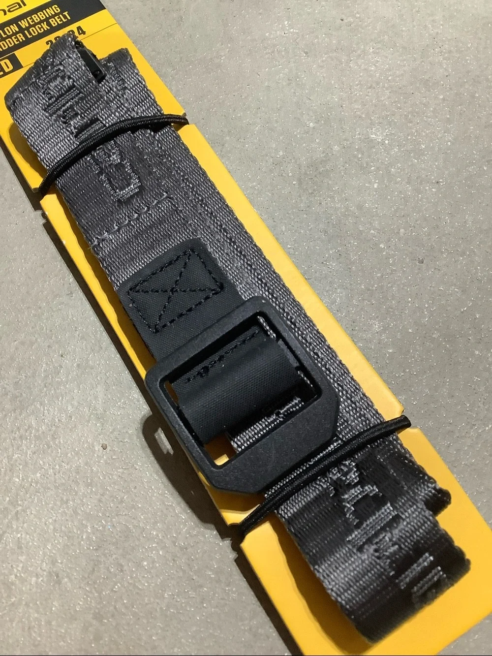 Carhartt grey nylon ladder lock belt